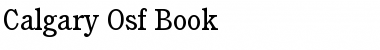 Download Calgary-Osf Font Download Calgary-Osf Font
