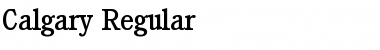 Download Calgary-Regular Font Download Calgary-Regular Font