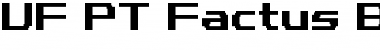 Download UF PT Factus Bold Font Download UF PT Factus Bold Font