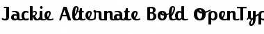 Download Jackie-Alternate Font Download Jackie-Alternate Font