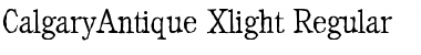 Download CalgaryAntique-Xlight Font Download CalgaryAntique-Xlight Font