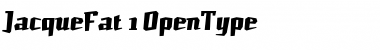 Download JacqueFat Font Download JacqueFat Font