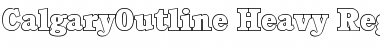 Download CalgaryOutline-Heavy Font Download CalgaryOutline-Heavy Font