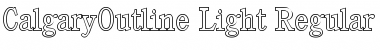 Download CalgaryOutline-Light Font Download CalgaryOutline-Light Font