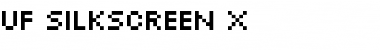 Download UF Silkscreen x Font Download UF Silkscreen x Font