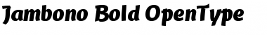 Download Jambono-Bold Font Download Jambono-Bold Font