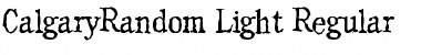 Download CalgaryRandom-Light Font Download CalgaryRandom-Light Font