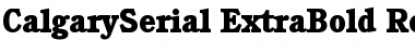 Download CalgarySerial-ExtraBold Font Download CalgarySerial-ExtraBold Font