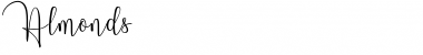 Download Almonds Font Download Almonds Font