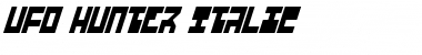 Download UFO Hunter Italic Font Download UFO Hunter Italic Font