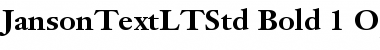 Download Janson Text LT Std Font Download Janson Text LT Std Font