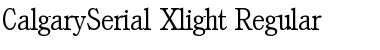 Download CalgarySerial-Xlight Font Download CalgarySerial-Xlight Font