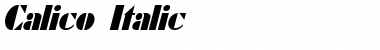 Download Calico Font Download Calico Font