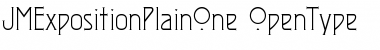 Download JMExpositionPlainOne Font Download JMExpositionPlainOne Font