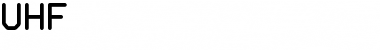 Download UHF Font Download UHF Font