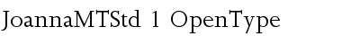 Download Joanna MT Std Font Download Joanna MT Std Font
