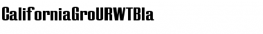 Download CaliforniaGroURWTBla Font Download CaliforniaGroURWTBla Font