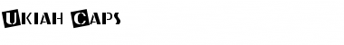 Download Ukiah Caps Font Download Ukiah Caps Font