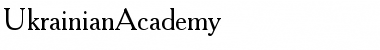 Download UkrainianAcademy Font Download UkrainianAcademy Font