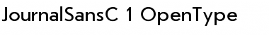Download JournalSansC Font Download JournalSansC Font