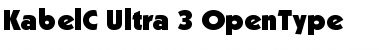 Download KabelC Ultra Font Download KabelC Ultra Font
