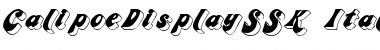 Download CalipoeDisplaySSK Font Download CalipoeDisplaySSK Font