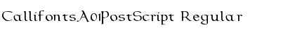 Download CallifontsA01PostScript Font Download CallifontsA01PostScript Font