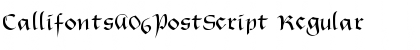 Download CallifontsA06PostScript Font Download CallifontsA06PostScript Font