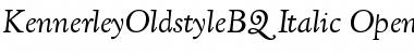 Download Kennerley Old Style BQ Font Download Kennerley Old Style BQ Font