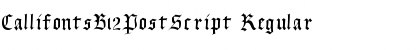 Download CallifontsB12PostScript Font Download CallifontsB12PostScript Font
