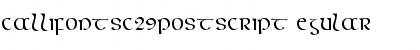 Download CallifontsC29PostScript Font Download CallifontsC29PostScript Font