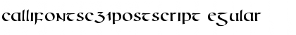 Download CallifontsC31PostScript Font Download CallifontsC31PostScript Font
