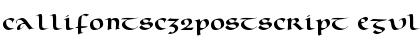 Download CallifontsC32PostScript Font Download CallifontsC32PostScript Font