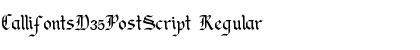 Download CallifontsD35PostScript Font Download CallifontsD35PostScript Font