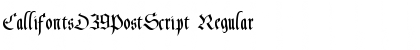 Download CallifontsD39PostScript Font Download CallifontsD39PostScript Font