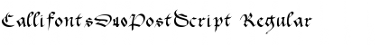 Download CallifontsD40PostScript Font Download CallifontsD40PostScript Font