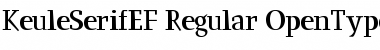 Download KeuleSerifEF Font Download KeuleSerifEF Font
