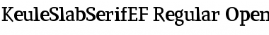 Download KeuleSlabSerifEF Font Download KeuleSlabSerifEF Font