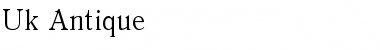Download Uk_Antique Font Download Uk_Antique Font