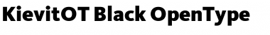 Download KievitOT-Black Font Download KievitOT-Black Font