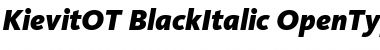 Download KievitOT-BlackItalic Font Download KievitOT-BlackItalic Font
