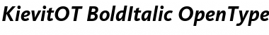 Download KievitOT-BoldItalic Font Download KievitOT-BoldItalic Font