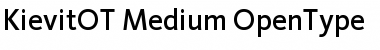 Download KievitOT-Medium Font Download KievitOT-Medium Font