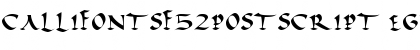 Download CallifontsF52PostScript Font Download CallifontsF52PostScript Font