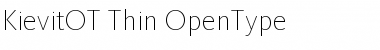 Download KievitOT-Thin Font Download KievitOT-Thin Font