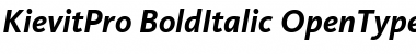 Download KievitPro-BoldItalic Font Download KievitPro-BoldItalic Font