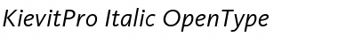 Download KievitPro-Italic Font Download KievitPro-Italic Font