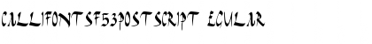 Download CallifontsF53PostScript Font Download CallifontsF53PostScript Font