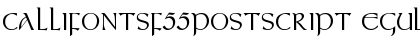 Download CallifontsF55PostScript Font Download CallifontsF55PostScript Font