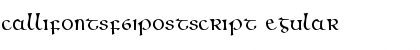 Download CallifontsF61PostScript Font Download CallifontsF61PostScript Font
